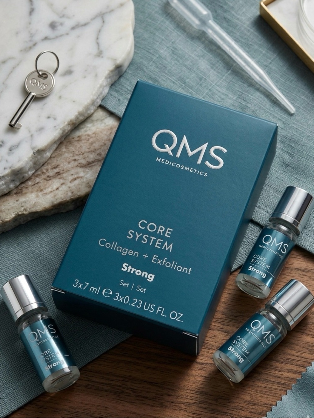 QMS Medicosmetics Core System Collagen + Exfoliant Set (STRONG)
